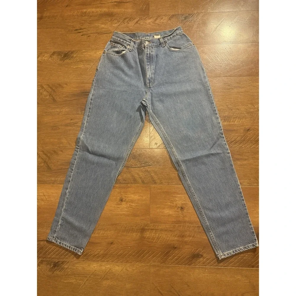 Vintage Levi Strauss 550 Jeans‎ Women's Sz 12 Relaxed Fit Tapered Leg Blue Denim